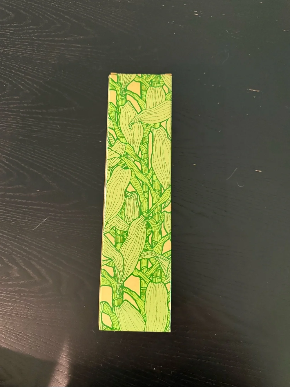(1/2) Avon Corn-Shaped Soap Bottle in Light Green with Gold Pump